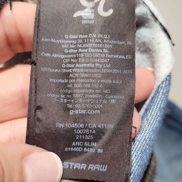 G-Star Blue Men Jeans - Picture 9 of 10